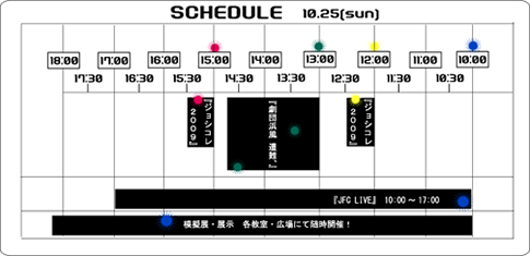 10月25日のスケジュール