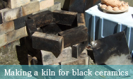 Making a kiln for black ceramics