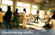 Glassblowing studio