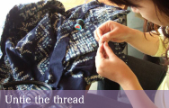 Untie the thread