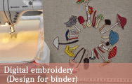 Digital embroidery (Design for binder)