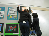 写真　会場設置の様子