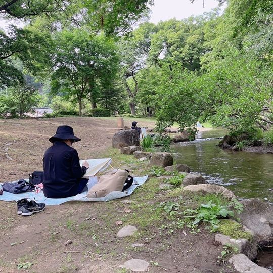 風景スケッチ