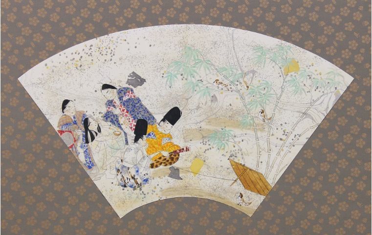 扇面法華経冊子(模写)_竹内唯可