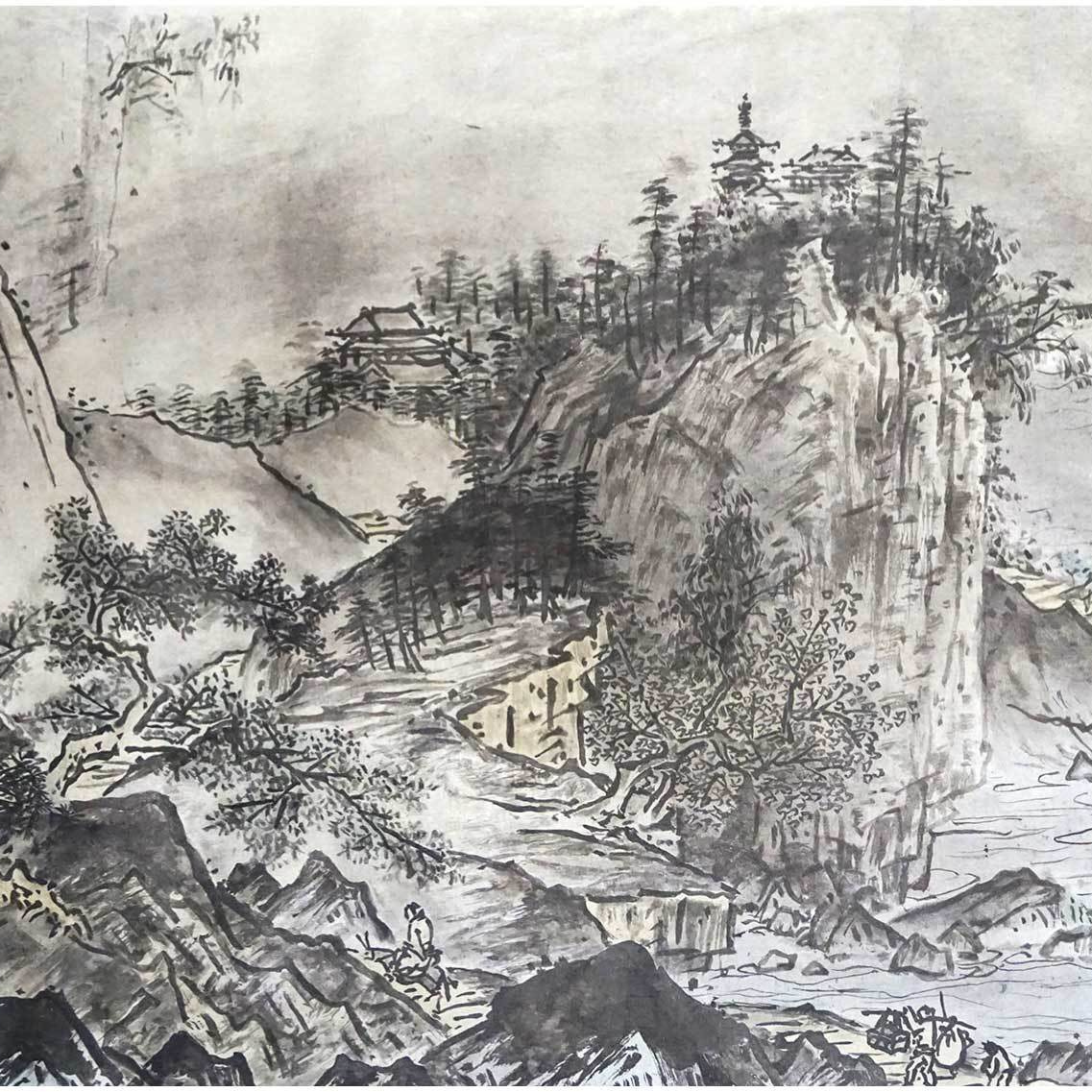 山水長巻