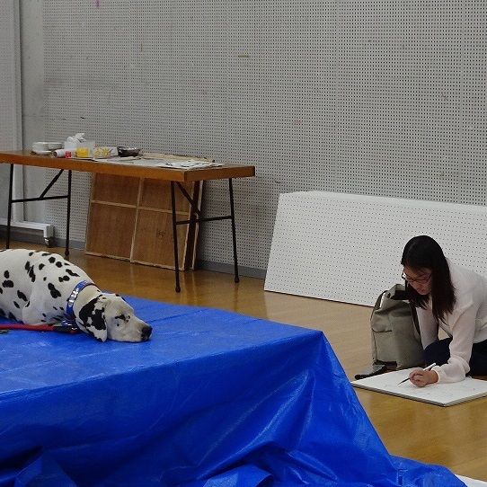 生物制作制作風景ダルメシアン前